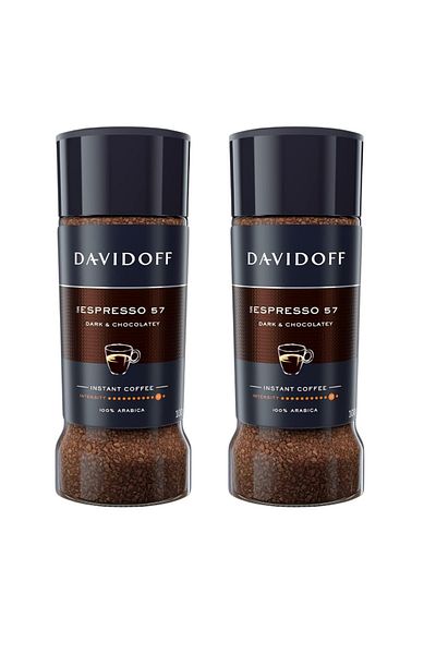 Davidoff Expresso 57 Intense Coffee Bottle, 2 X 100 g