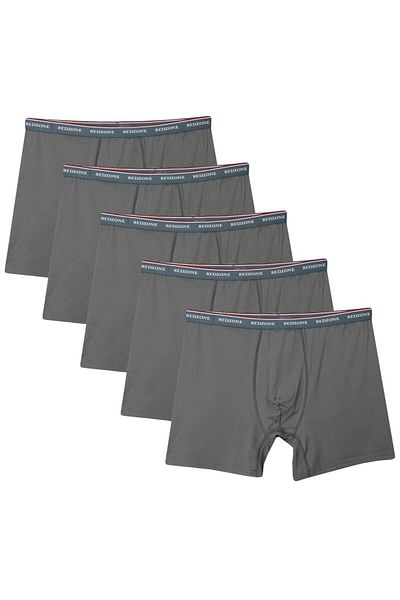 tambattal 5 Pieces Large Size Redzone Lycra Boxer Gray (Comfortable Fit)