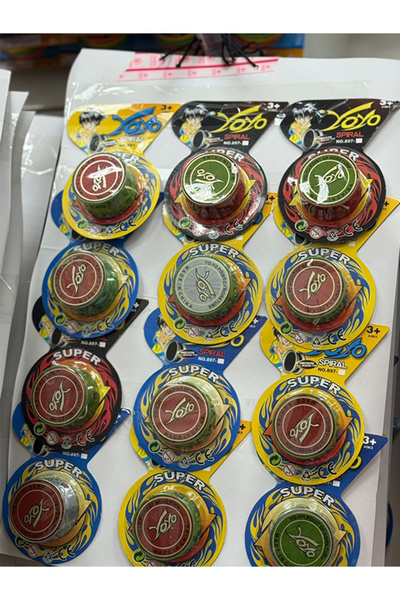 Other لعبة يويو للأطفال - لعبة ترفيهية كلاسيكية محمولة - متعددة الألوان - 7.5...