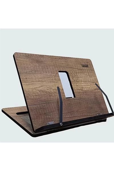 Mu Art Ahşap Book Reading Stand Tablet Stand