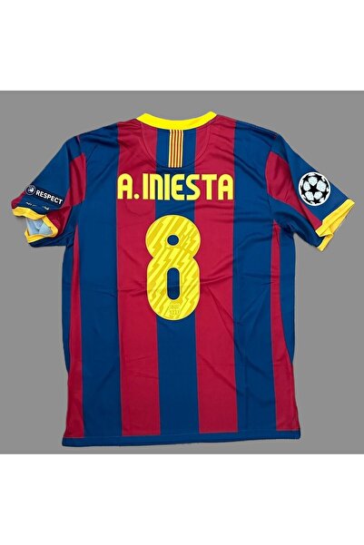 BYSPORTAKUS F.c B.a.r.c.e.l.o.n.a 2011 Şampiyonlar Ligi Finali Andrés İ'niesta Nostalji Yetişkin Forması6353454