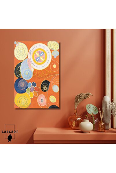 GAAGART Tekli Dikey Kanvas Tablo Ünlü Eserler Hilma Af Klint The Ten Largest ...