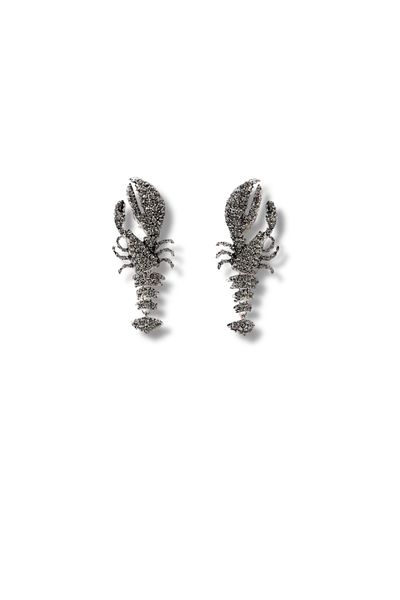 Finery by Nerrs Zr Model Glitter Lobster Earrings
