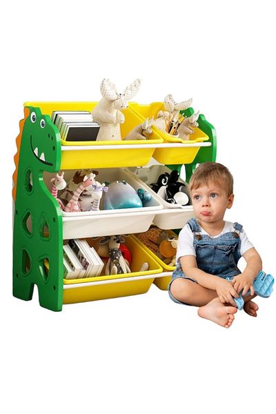 JollyMag Toy organizer, children's storage cabinet, dinosaur model, JollyMag, PO17