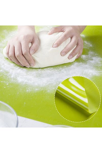 Findit 40*50cm Silicone with Scale Easy to Use Dough Rolling Mat Bread Ravioli Pasta Dough Kneading Mat-Fin