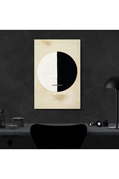 GAAGART Tekli Dikey Kanvas Tablo Ünlü Eserler Hilma Af Klint Buddhas Standpoint