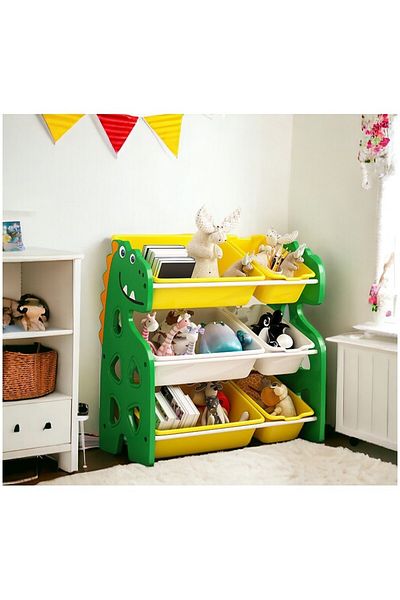 JollyMag Toy organizer, children's storage cabinet, dinosaur model, JollyMag, PO17