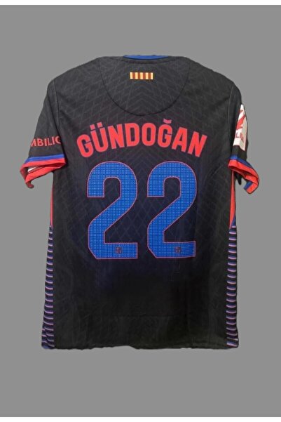 Lion Spor قميص برشلونة 2024/25 للموسم الجديد بيرسيم جوندوجان بعيدًا (أسود)745...