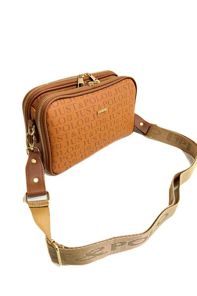 Just Polo Women's Printed Faux Leather Medium Size Stylish Shoulder Bag Shopper 232053Pc