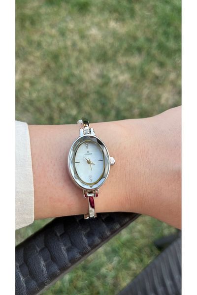 Bluemix Aksesuar Oval Dial Steel Women's Watch