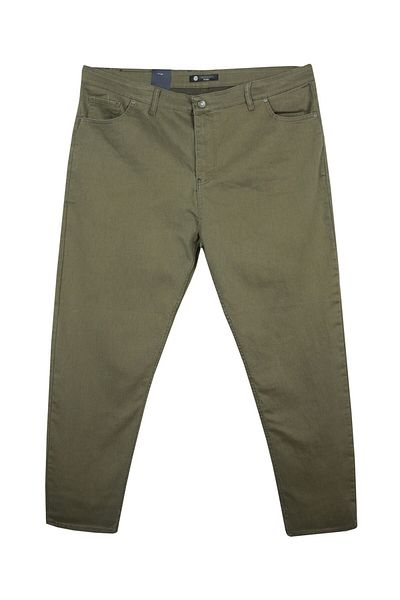 tambattal Παντελόνι Gabardine Plus Size με Λύκρα (Άνετη Φαρδιά Γραμμή)