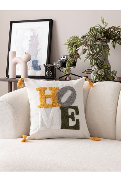 SWITA Husa de perna din in brodat Seria Comfort 43x43 cm