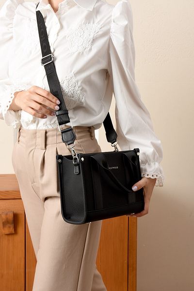 Just Polo Women's Hand and Shoulder Bag Polo Fabric