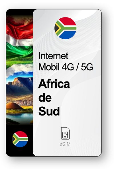 netSIM eSIM Internet South Africa, valid for 15 days, Unlimited traffic