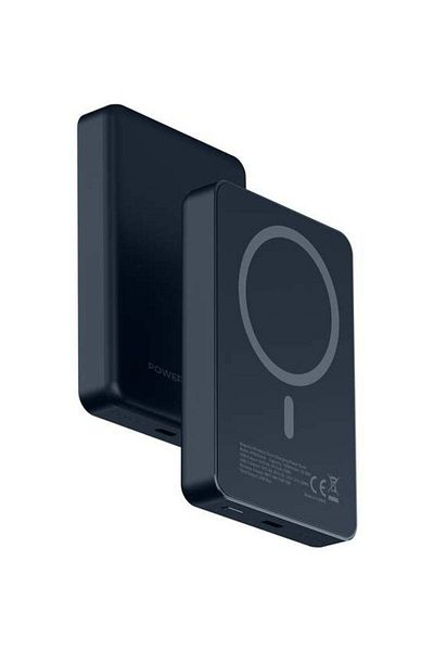 Powerology 10000mAh MagSafe Aluminum Power Bank with Battery Level Indicator