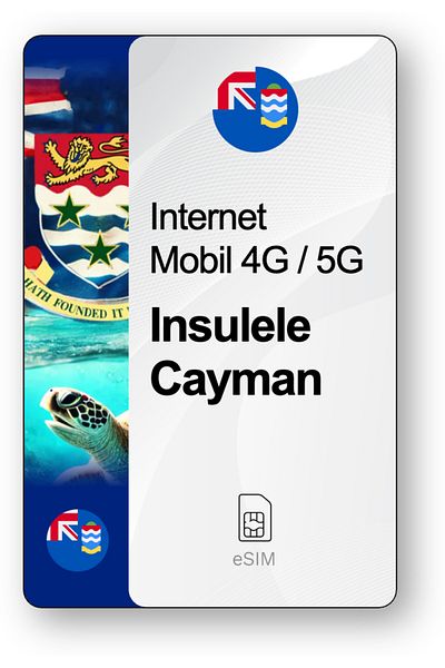 netSIM eSIM Internet Cayman Islands, valid for 30 days, 20 GB traffic