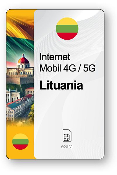 netSIM eSIM Internet Lithuania, valid for 15 days, Unlimited traffic