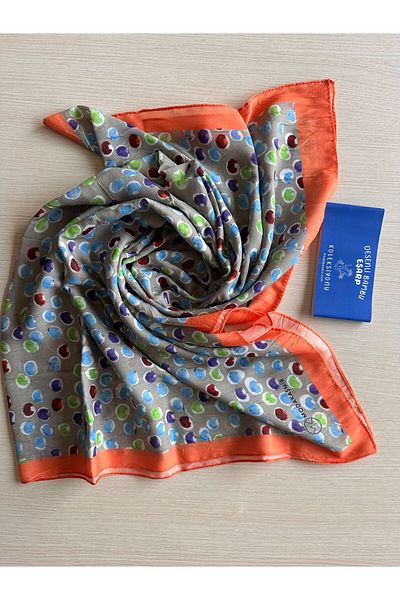 Modakaşmir Moonlit Pattern Bamboo Scarf