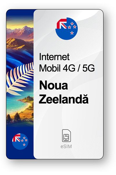 netSIM eSIM Internet New Zealand, valid for 30 days, 20 GB traffic