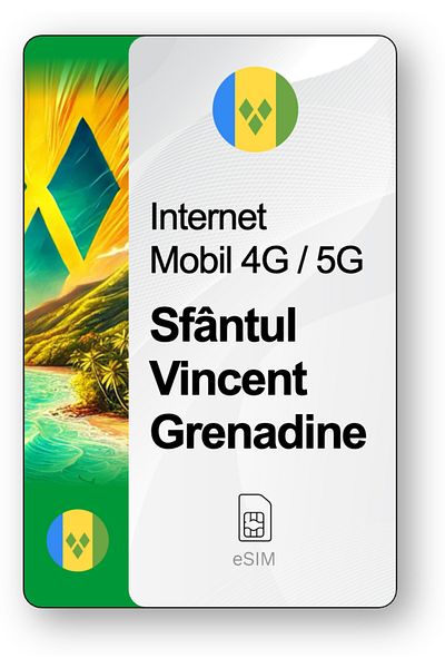 netSIM eSIM Internet Saint Vincent and the Grenadines, valid for 30 days, 20 GB traffic