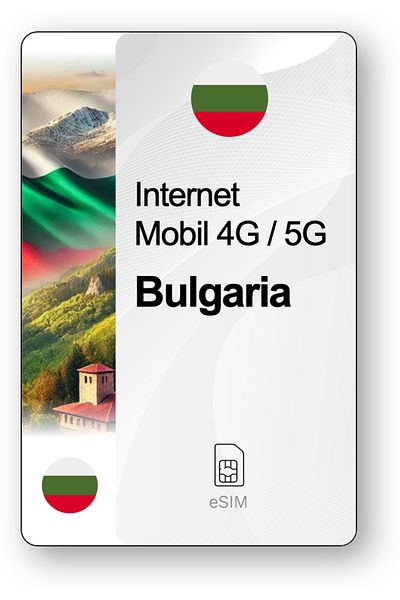 netSIM eSIM Internet Bulgaria, valid for 30 days, Unlimited traffic