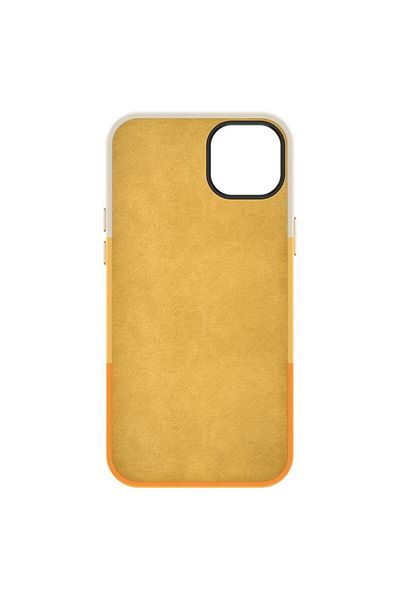 JollyMag Shockproof eco-leather protective case for Iphone 14, Orange, M Color