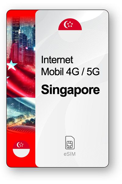 netSIM eSIM Internet Singapore, valid for 30 days, 10 GB traffic