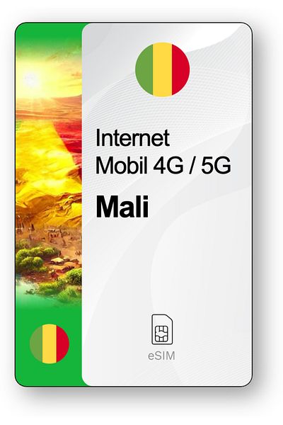 netSIM eSIM Internet Mali, valid for 30 days, 5 GB traffic