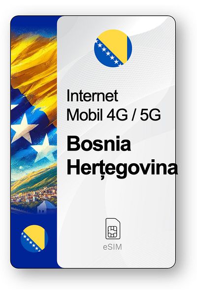 netSIM eSIM Internet Bosnia and Herzegovina, valid for 30 days, 10 GB traffic