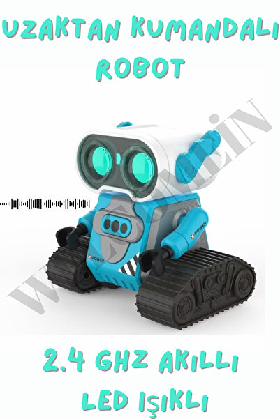 welcomein Oyuncak Sesli ve Işıklı Uzaktan Kumandalı Full Fonksiyon USB Şarjlı El Kontrollü 2.4G Robot Araba