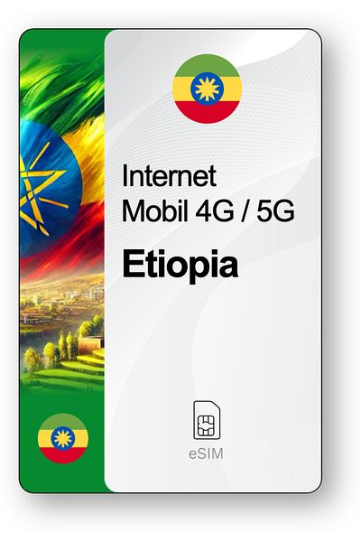 netSIM eSIM Internet Ethiopia, valid for 7 days, Unlimited traffic