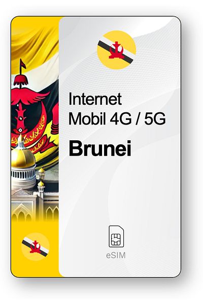 netSIM eSIM Internet Brunei, valid for 7 days, Unlimited traffic