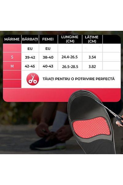 miraza Miraza Orthopedic Insoles with Arch Support, Flat Feet, Plantar Fasciitis, Tired Feet, M /41-43