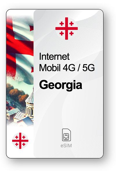 netSIM eSIM Internet Georgia, valid for 7 days, Unlimited traffic