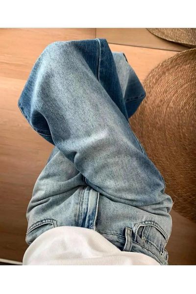 eyonnwear Y2K RECYCLED BAGGY POCKET STAR JEAN PANTS
