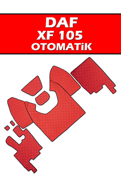 VIPTIRSHOP DAF XF 105.460 أوتوماتيك (2007-2013) سجادة مبطنة بالجلد