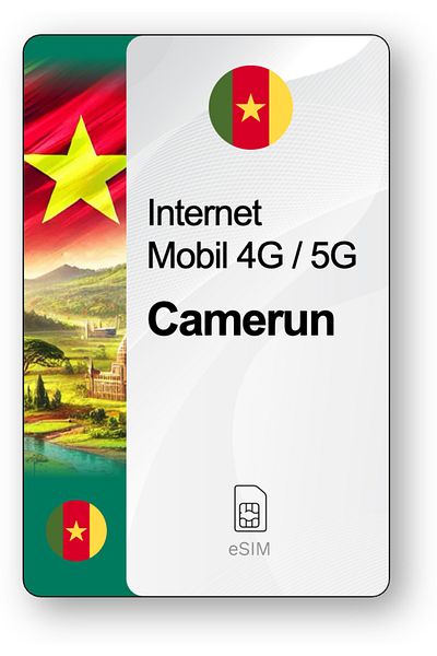 netSIM eSIM Internet Cameroon, valid for 30 days, 5 GB traffic