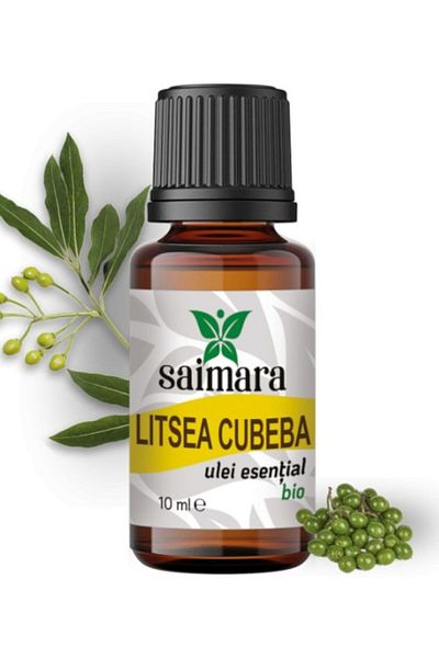 Saimara Litsea Cubeba Oil (May Chang), 10ml -