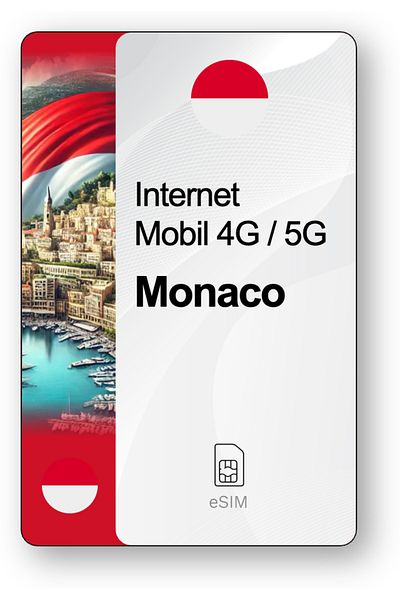 netSIM eSIM Internet Monaco, valid for 7 days, Unlimited traffic