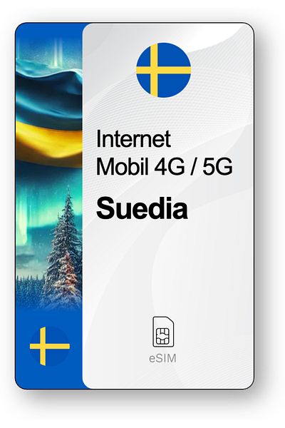 netSIM eSIM Internet Sweden, valid for 30 days, 20 GB traffic