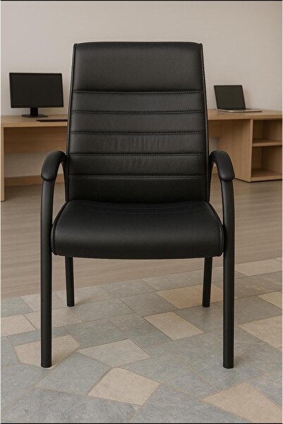 sadık ofis StarLine Sabit Ayaklı Bekleme Koltuğu – Bel Destekli, Ergonomik De...