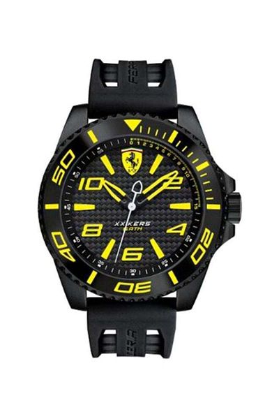 Scuderia Ferrari men Water Resistant Analog Watch 830307 - 50 mm - Black