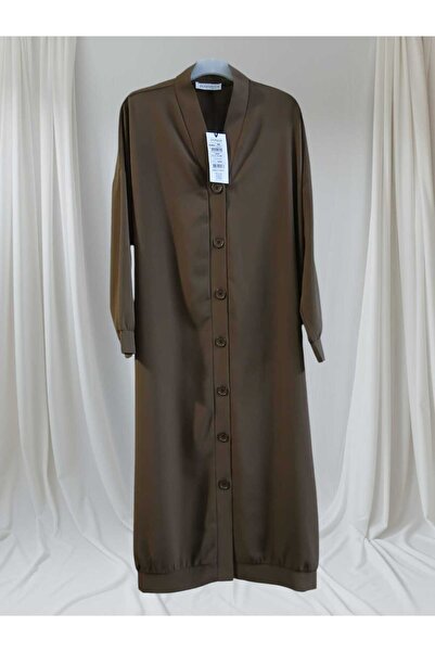 Puane Удобна пролетна туника-кардиган с копчета 10696