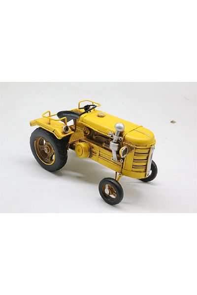 hediyeconcepti Decorative Metal Tractor Ornaments Home Living Room Tv Cabinet Desktop Office Decoration