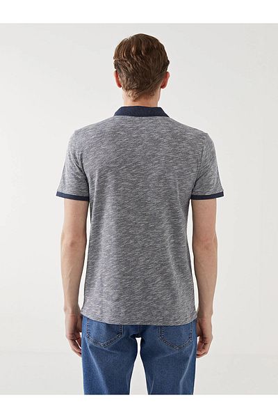 LC Waikiki Polo Neck Patterned Men's Pique T-Shirt
