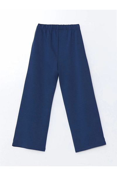 LC Waikiki Crew Neck Soft Touch Girls' T-Shirt and Sweatpants