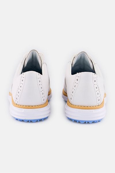 Cole Haan Women Og Shortwing Golf Wide Lace Up Casual Shoes, Off White