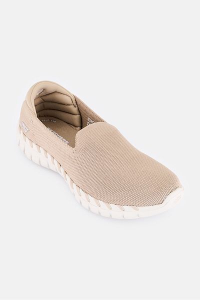 SKECHERS Women Go Walk Smart 2 Slip On Outdoor Shoes, Taupe