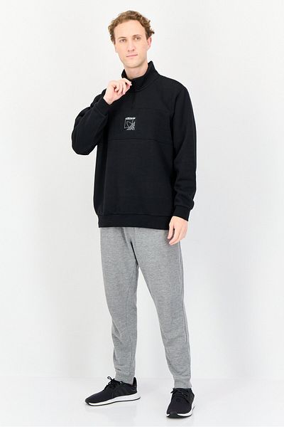 adidas Men Sportswear Fit Brand Logo Sweatshirt, Black