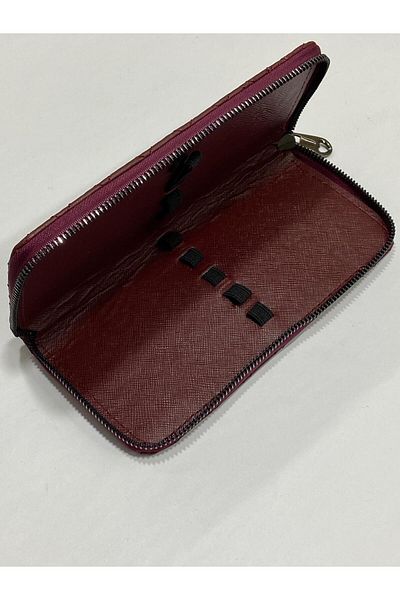 karantuhafiye Crochet Bag / Empty Crochet Bag Claret Red